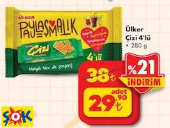 ÜLKER ÇİZİ 4'LÜ 280 G ÜLKER ÇİZİ 4'LÜ 280 G